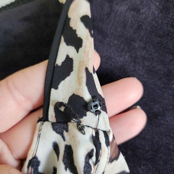 White House Black Market leopard print tank top, medium - Picture 8 of 12